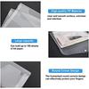 1Pcs Clear A4 Binder Pocket Snap Button Envelope Popper Wallets  for School Office Home