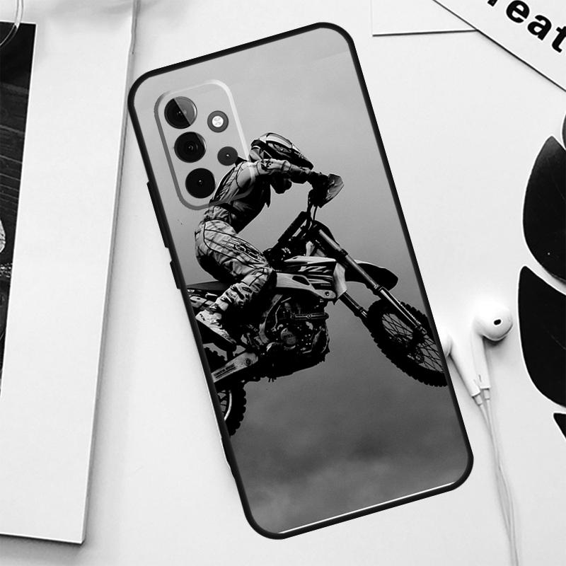 Мотоцикл Мотокросс Спорт Для Samsung Galaxy A13 A53 A33 A54 A34 A14 A55 A35 A15 A05 A06 A16 A22 A32 A52 Чехол для телефона