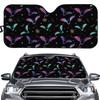 Thriller Spider Web Color Bat Pattern Insulation Sunshade Front Windshield Windshield Sunshade Car Sunshade