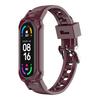 Ремень для часов водонепроницаемый регулируемый встроенный цельный сменный ремешок для умных часов для Xiaomi Mi Band 3/4/5/6/7