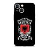 Чехол для телефона iPhone 17 Air Cases iPhone 16 15 12 13 14 Pro Max SE 7 8 Plus iPhone11 Прозрачный Мягкий Чехол Албания Флаг Албанцев
