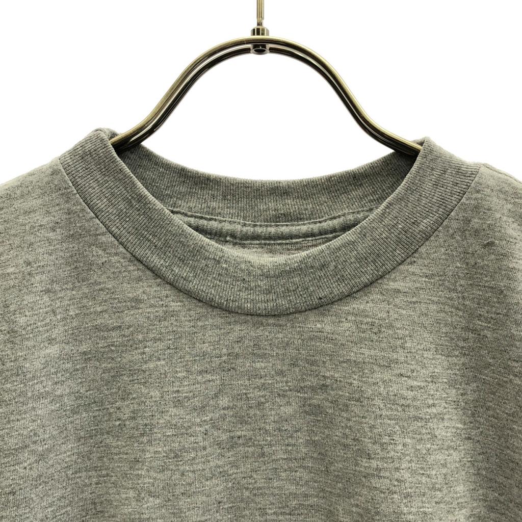 US ARMY Print Pattern Short Sleeve T-shirt Gray Back Print Men's Used