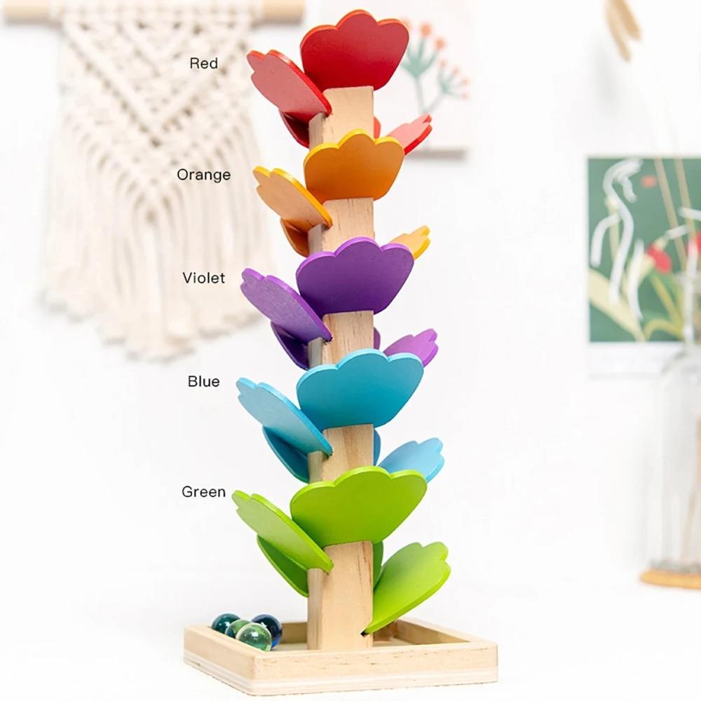 Musical Tree Marble Ball Run Track Building Blocks Kids Wooden Toys Montessori Learning Educational Toys For Children Gifts
