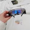 Чувство науки и технологий интегрированные женские Мужские солнцезащитные очки Лазерные очки Зеркальные линзы Очки Унисекс Солнцезащитные очки