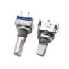 5Pcs 360 Degree Rotary Encoder EC11 Half / Plum Shaft 5Pin 20 Position With Built In Push Button Switch Handle Long 15mm 20mm Pushbutton Switches 3