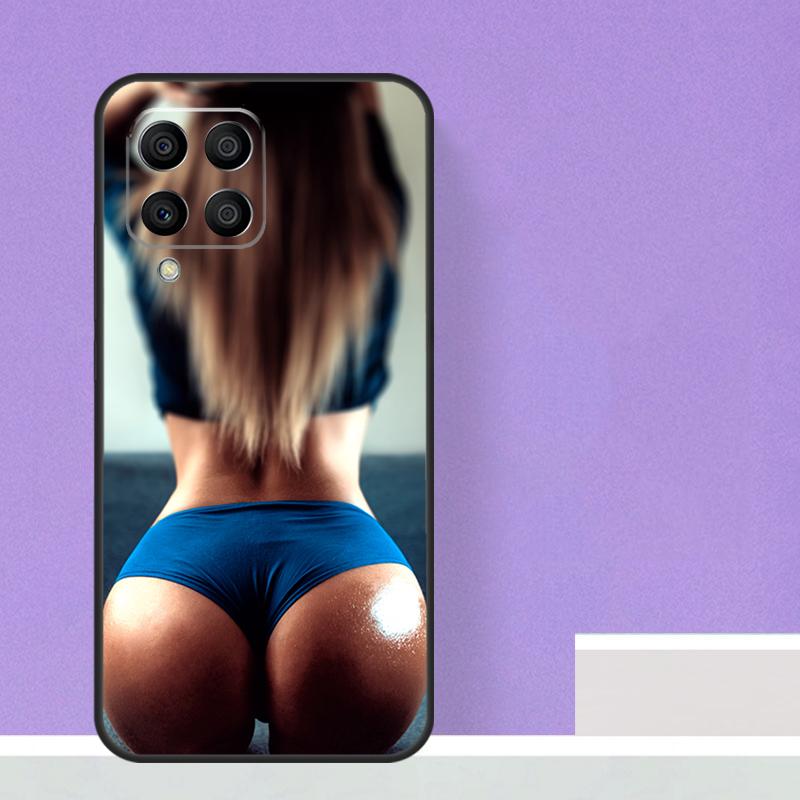 Sexy Girl Ass Bum For Samsung Galaxy M55 M15 M13 M33 M53 M20 M30s M31s M12 M32 M52 M11 M51 M14 M34 M54 Case