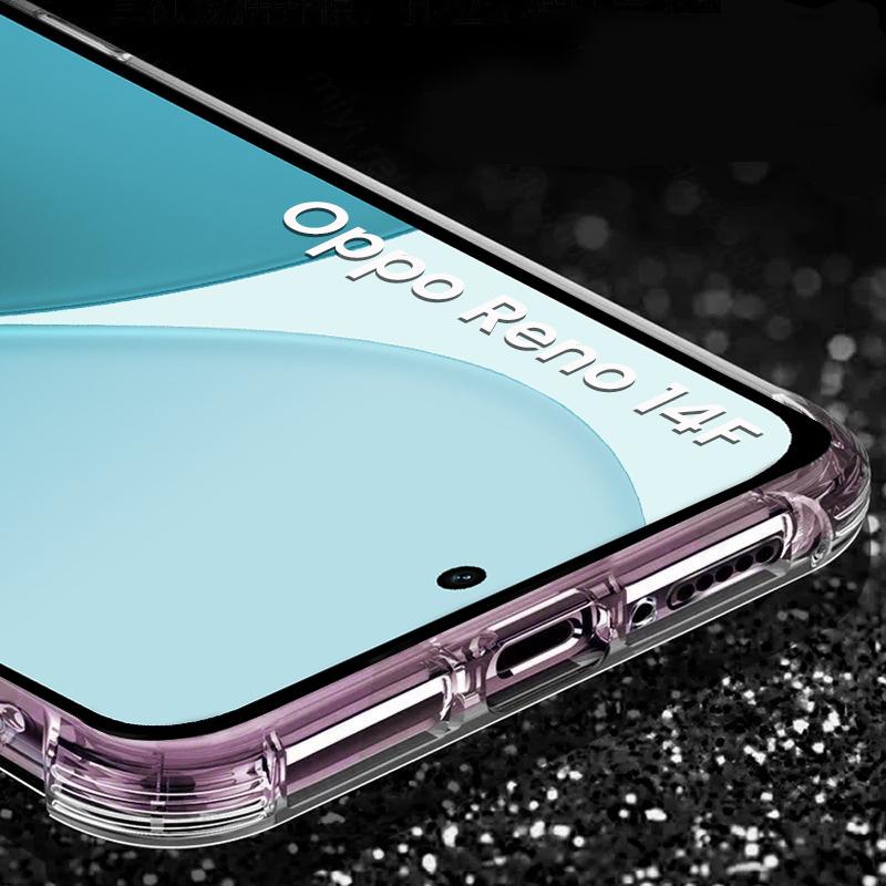 Case for Oppo Reno 14 F / 14 FS, Dropproof, Transparent