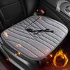 Yousheng 12/24 В Автомобильная Подушка с Подогревом 17,72"x17,72" Подушка-Протектор для Сиденья из Пены с Памятью с Противоскользящим Основанием Короткий Плюш Универсальная Подушка для Сиденья Автомобиля