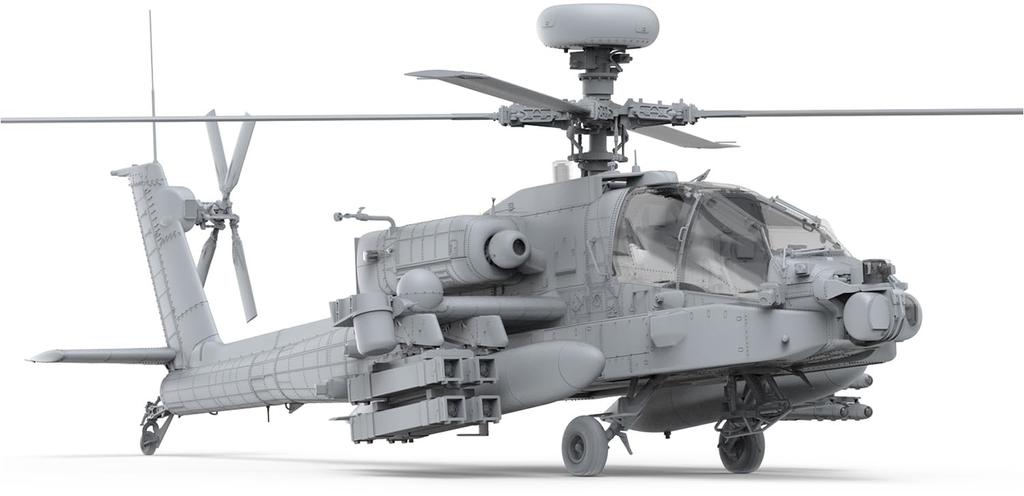 Модель GSI Creos Mon, израильский боевой вертолет Сараф, пластиковая модель MQS005 1/35 AH-64D