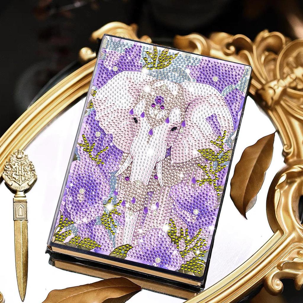 DIY Diamond Painting Business Notebook – Creative Dot Drill Writing Book for Kids