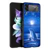 Ocean Animal Cute Dolphin Case For Samsung Galaxy Z Flip 7 6 5 4 3 z Flip7 Flip6 Flip5 Flip4 5G Phone Cover Flip3 Folding Coque