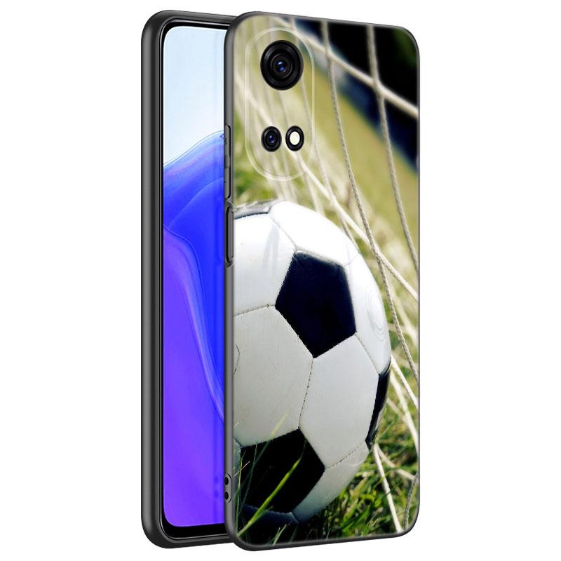 Футбольное поле черный чехол для телефона Huawei Honor 70 90 Lite X40 GT X50 i X5 Plus X6A X6S X7A X8A X8B X6 X7 X8 X9 4G X9A X9B 5G