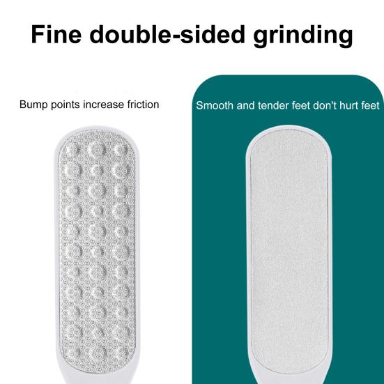 Мозоли Пятки Шлифовальная машина для ног Двойной эффект Нержавеющая сталь Дизайн Мозоли Бритва Тонкий каблук
