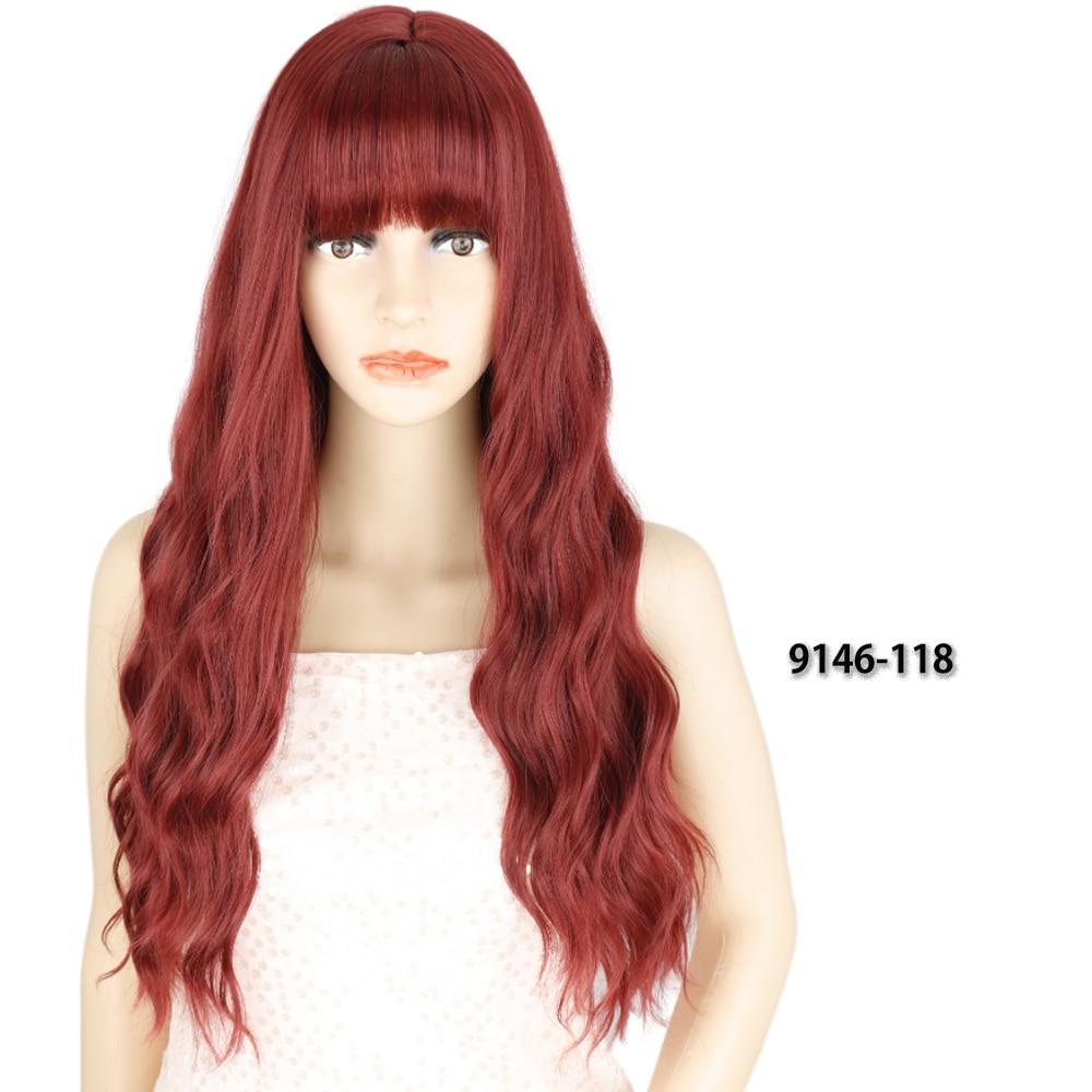 Синтетический длинный оранжевый парик с золотыми медовыми волнами и яркими пятнами, парик для косплея, женский термостойкий средний парик