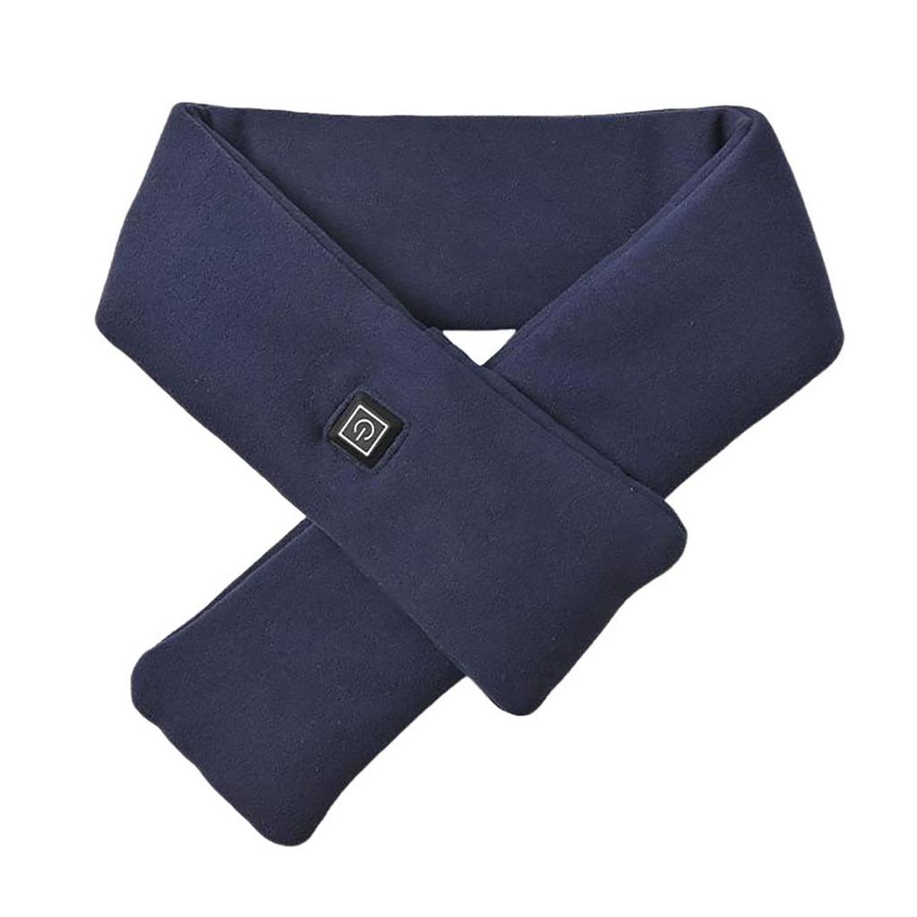 Электрический шарф с подогревом для шеи зимний теплый шарф с подогревом мягкий трехрежимный контроль температуры грелка для шеи без аккумулятора