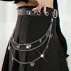 Fashion Multi Layer HipHop Butterfly Hollow Out Belt Trousers Chain