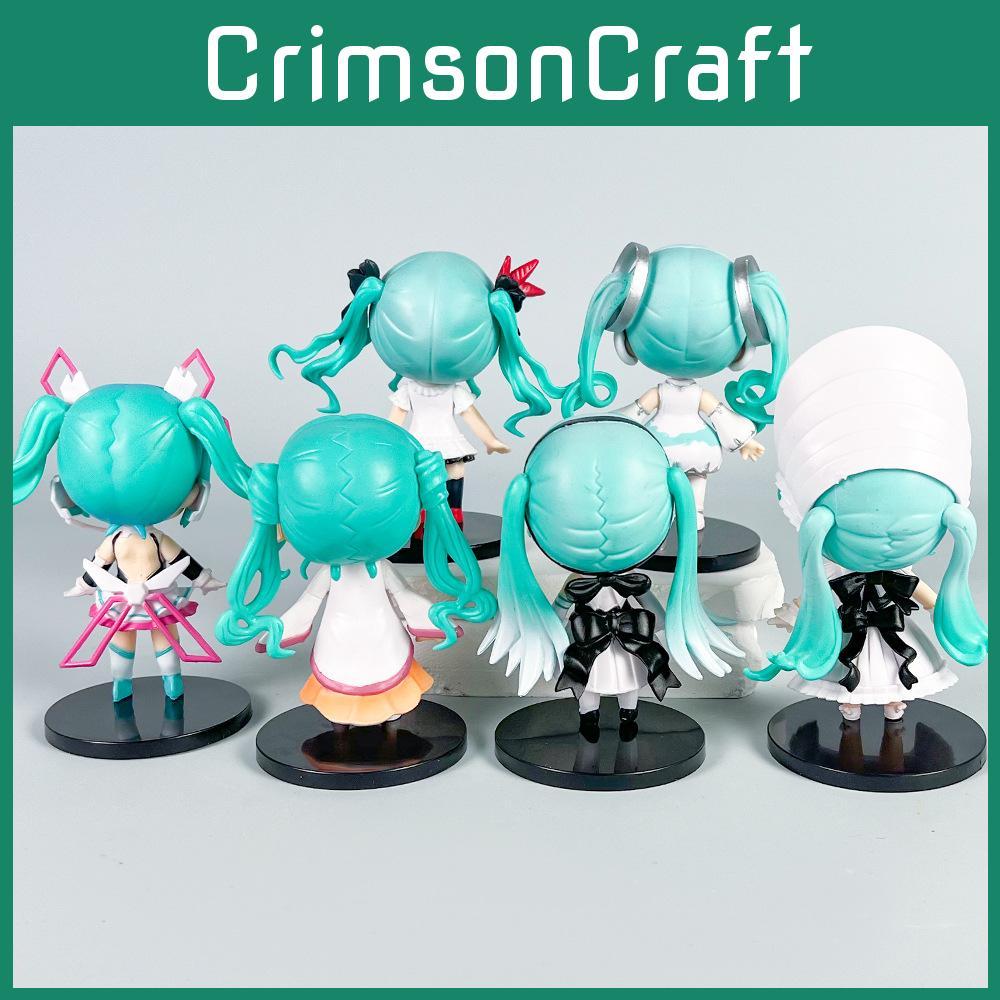 Hatsune Miku Chibi Pvc Figures Pack With Assembly For Collectors And Gift