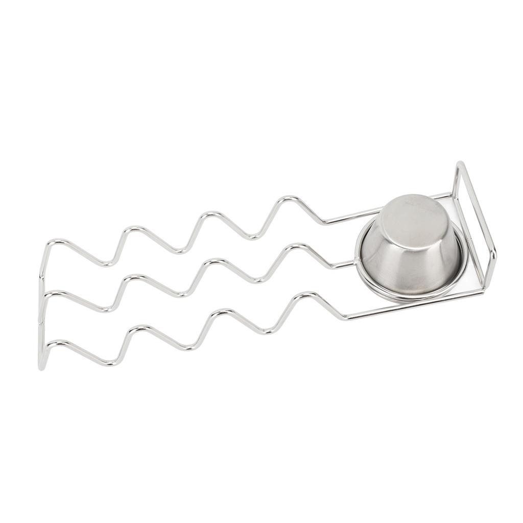 Настольная подставка для тако Форма для тако Нержавеющая сталь Поднос для тако с миской для соуса для домашней кухни Ресторана