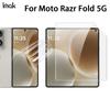 Для Moto Razr Fold 5G Стекло IMAK Антишпионская Гидрогелевая Пленка 3-го Поколения Основной Экран + Второй Экран 1 Комплект Упаковка