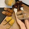 Retro Fashion Cool Slippers Women's Autumn Wear New Thick Bottom Inner Height Increase One Pedal Bag Head Half Drag