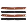 4pcs Leather Whip Holster Black Brown Color Handmade Whips Holder for Horse Riding Whips Crops