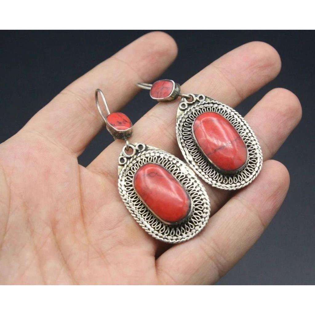 Винтажные серьги Temperament Court AVE