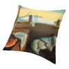 The Persistence Of Memory Cushion Cover 45X45Cm Salvador Dali Painting Art Velvet Cute Pillow Cases For Sofa Home Decor