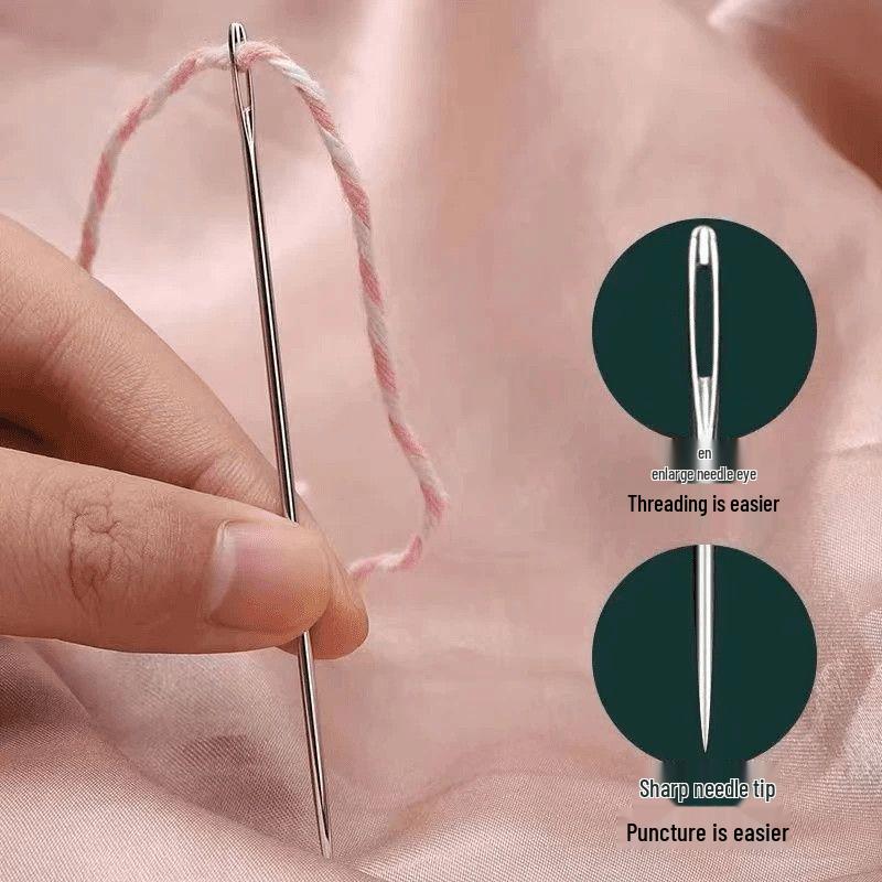 Швейный набор из 39 предметов: Иглы с большим ушком, Распарыватель швов, Наперсток, Вдеватель ниток