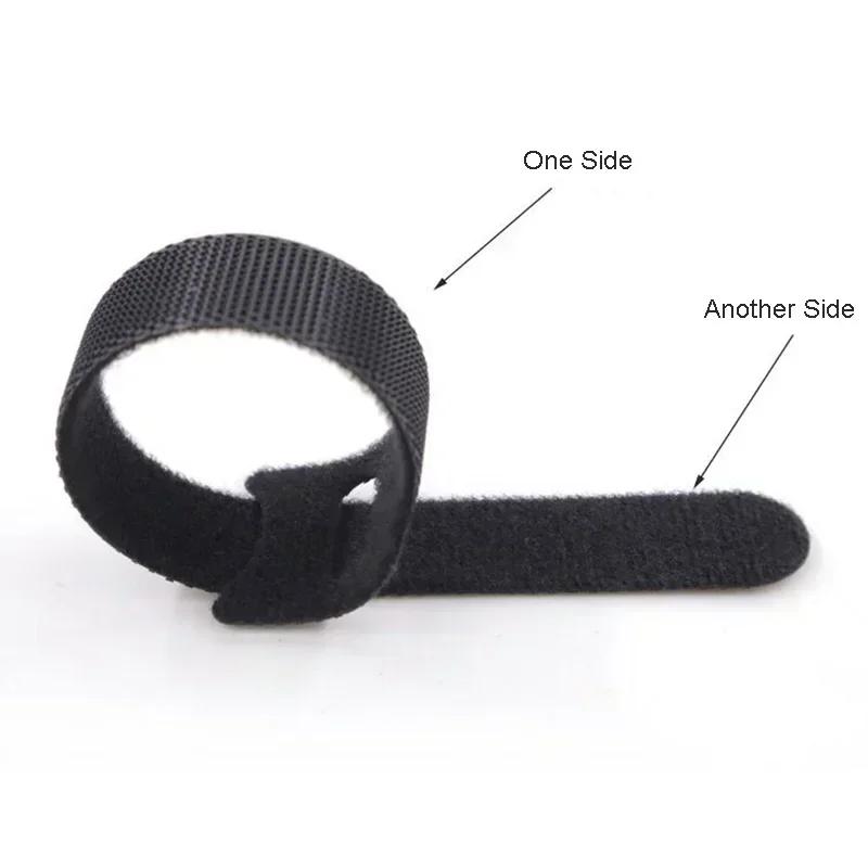 Застежка-липучка самоклеящаяся для прокладки кабелей, самоклеящаяся застежка-ремень для самостоятельного шитья одежды 10/50/150/300/600 шт.