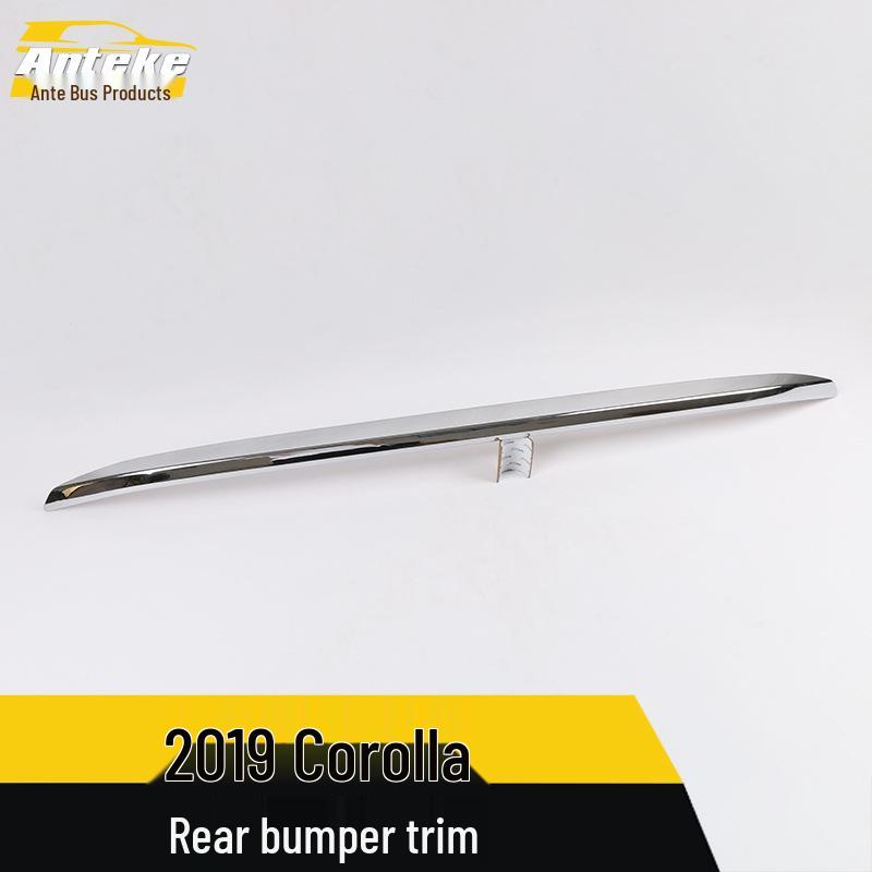 19 Corolla Rear Bumper & Trunk Protection Trim - Anti-Collision Scratch Guard
