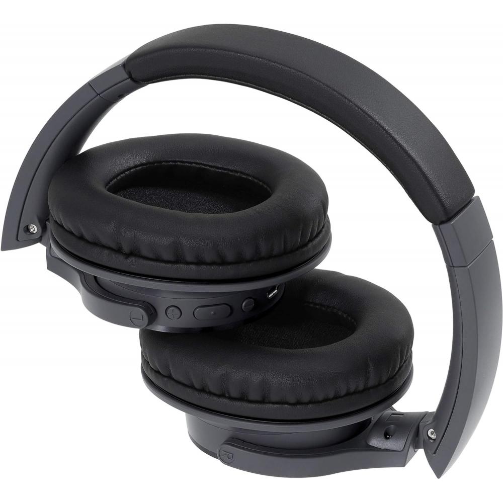 Наушники Audio Technica Ath Sr30bt Bk Беспроводные наушники BlueTooth с микрофоном До 70 часов воспроизведения Черный Ath Sr30bt Bk Черный