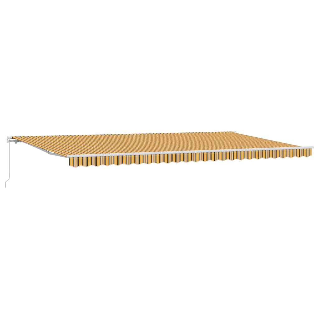 Retractable Awning Multicolor 600 x 350 cm