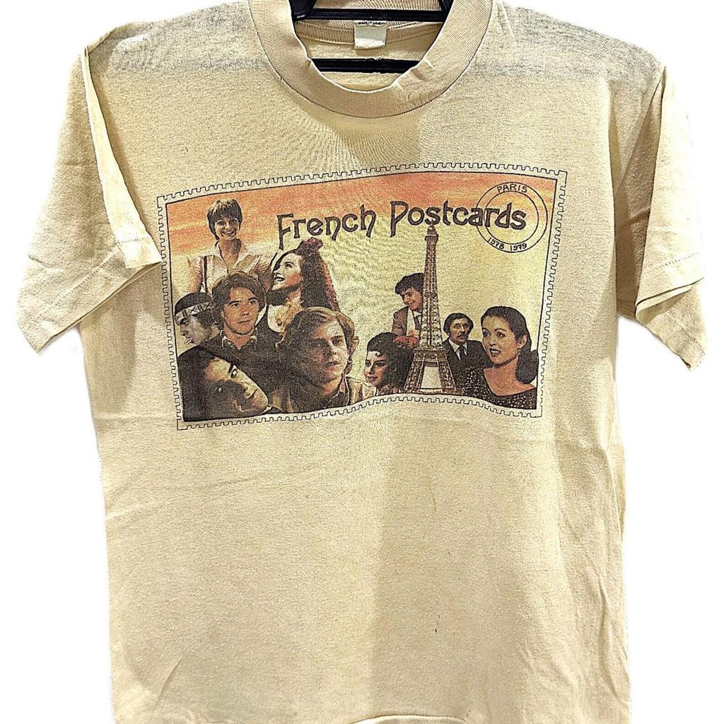 vintage 70s 1979 FRENCH POSTCARDS t Shirt and kids shirt movie film