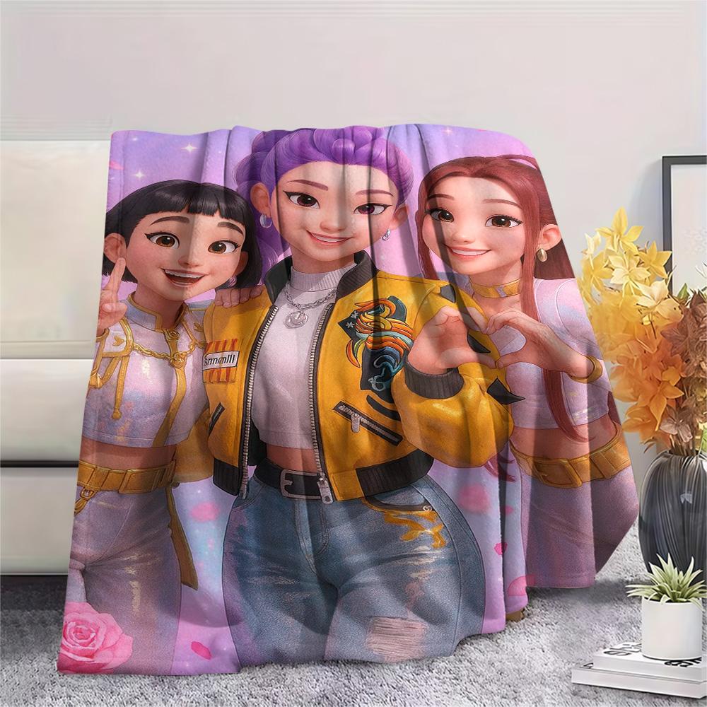 Cute Pop Girl Group Blanket Blanket Home Decor Christmas Gifts Air Conditioning Blanket Nap Blanket