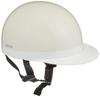 Bike Parts Center Helmet Half White Brim White Free Size (Head Circumference 57cm~59cm) 7108