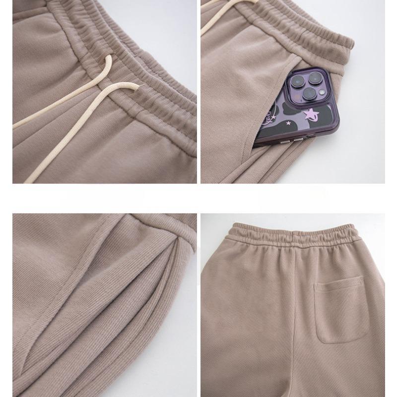 Женские спортивные штаны свободного кроя с высокой талией, повседневные брюки-клеш, новый стиль, осенне-зимние широкие брюки