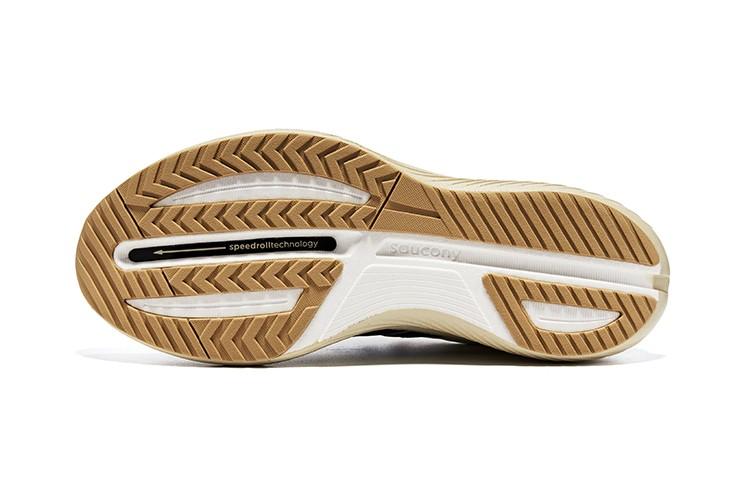 SAUCONY Slay Icon Speed Низкие Беговые Кроссовки Унисекс Бежевый Синий - S28224-1