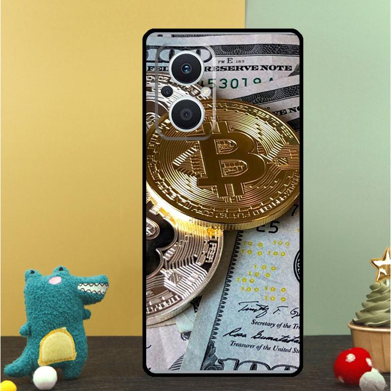 Чехол Bitcoin BTC для OPPO Reno 7 8 10 Pro 13 13F 12 11 F 8T OPPO Find X8 Pro X6 X3 X5 Lite Защитный корпус