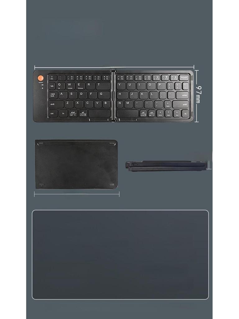 Портативная складная беспроводная Bluetooth-клавиатура для ноутбуков и мобильных телефонов