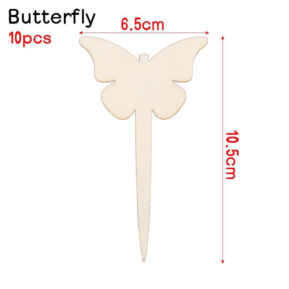 Nursery Pots Plant Markers Planting Tags Garden Wooden Labels Bonsai Ornament Bamboo Crafts