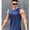 Мужская спортивная футболка без рукавов, быстросохнущая, облегающая, с коротким рукавом, Инс Фитнес, большого размера, одежда для тренировок по баскетболу