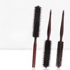 3 Types Straight Twill Hair Comb Natural Boar Bristle Rolling Brush Round Barrel Blowing Curling DIY Hairdressing Styling Tool