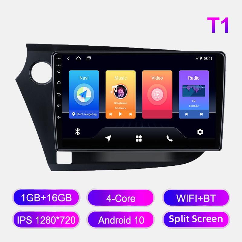 Android Car Radio For Honda Insight 2009-2014 Multimedia Player Head Unit Stereo GPS Navigation BT WIFI 1+16GB