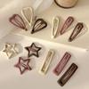 3 шт./ комплект заколок-капель Star Love BB Clip Summer Square Geometric Y2K Hairpin Style Hairpin Party