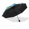 Bubbles, Powerpuff Girls Automatic Opening and Closing, 8 rib Structure Portable Umbrella, Suitable for Men and Women in All Seasons  Perfec