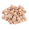 100PCS Alphabet Wooden Beads 12mm Side Length Cube 4.5mm Hole Diameter Wooden Letter Beads for Handcraft