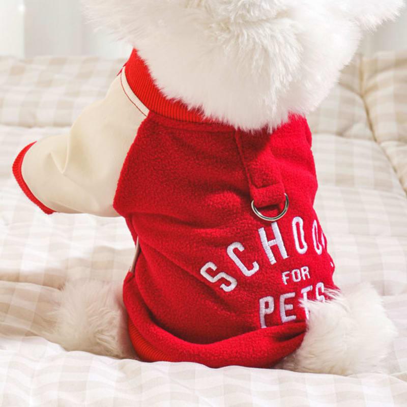 [Питомец] Бейсбольная куртка L Красный