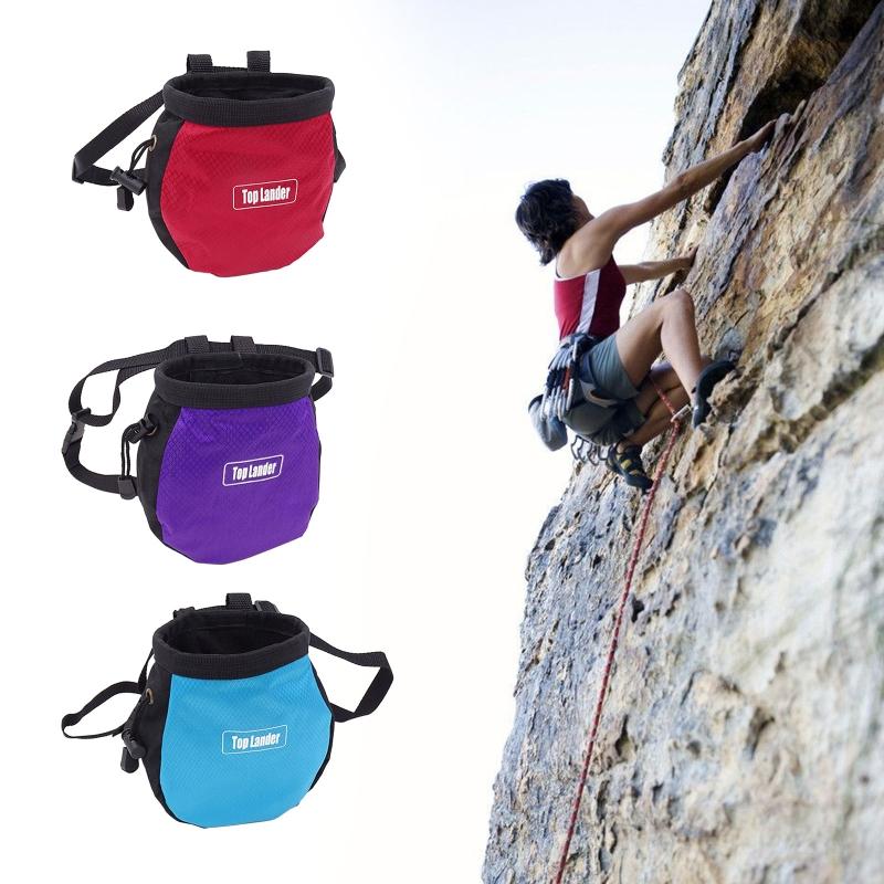 Magnesium Powder Bag Pockets Rock Climbing Chalk Bag Waterproof Dry Hand Powder Bag Portable Outdoor Hiking Nonslip
