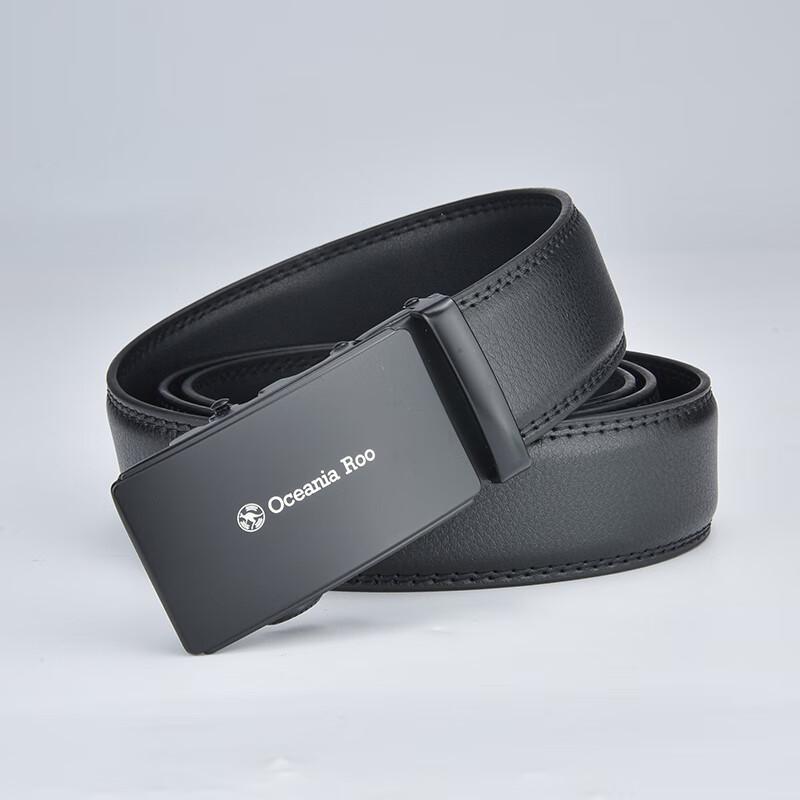 Мужской кожаный ремень Kangaroo с автоматической пряжкой