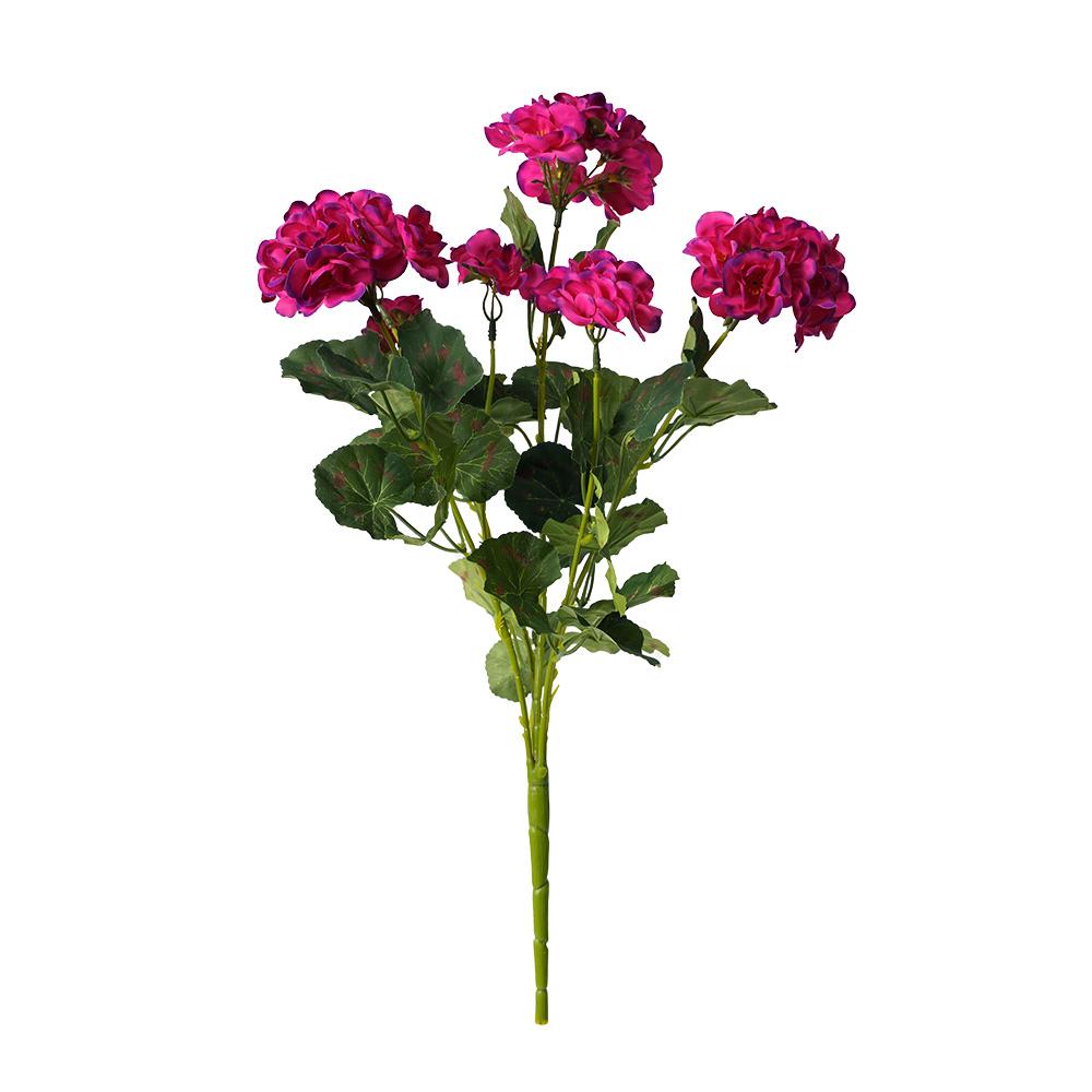 New Product Ideas Artificial Geranium Flowers Silk Floral Ornaments Home Living Room Wedding Decor